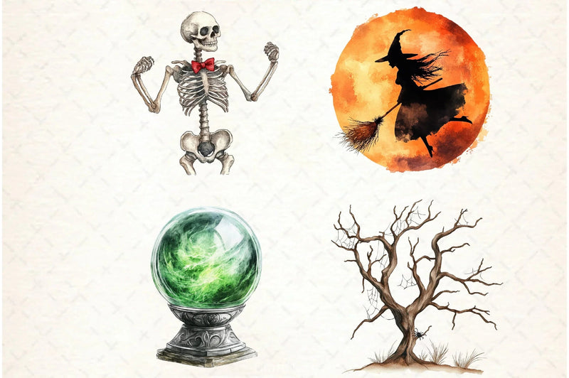 Halloween Clipart Bundle 2 - CraftNest - Digital Crafting and Art