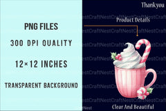 Glitter Pink Christmas Clipart Bundle - CraftNest - Digital Crafting and Art