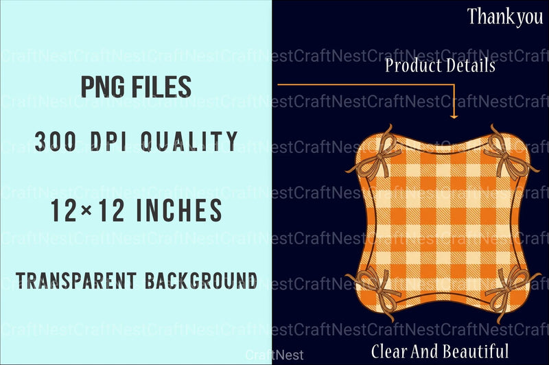 Coquette Fall Halloween Border Frame Clipart Bundle - CraftNest - Digital Crafting and Art