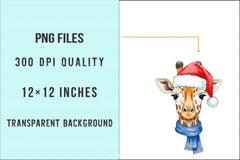 Cute Christmas Animals Clipart Bundle - CraftNest - Digital Crafting and Art