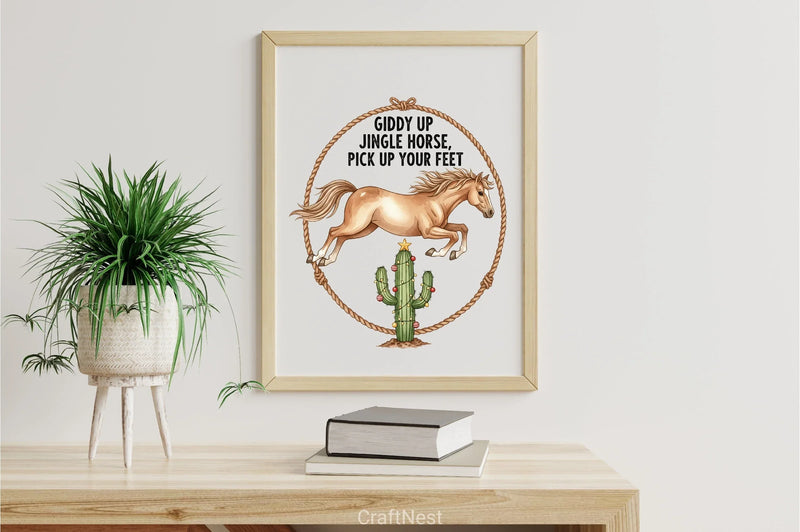 Western Christmas Clipart Bundle 6 - CraftNest - Digital Crafting and Art