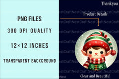 Christmas Ornament & Photo Memorial Design Keyfob Clipart Bundle - CraftNest - Digital Crafting and Art