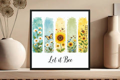 Let It Bee Positivity Spring Summer Clipart Bundle - CraftNest - Digital Crafting and Art