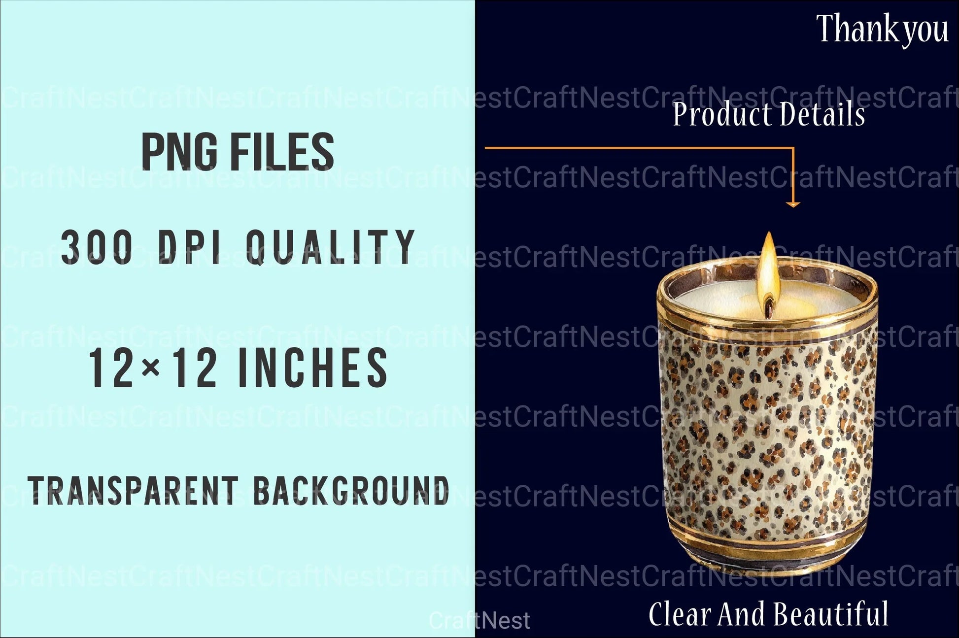 Leopard Print Halloween Clipart Bundle - CraftNest - Digital Crafting and Art