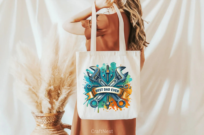 Best Dad Ever Father's Day Clipart Bundle 3 - CraftNest - Digital Crafting and Art