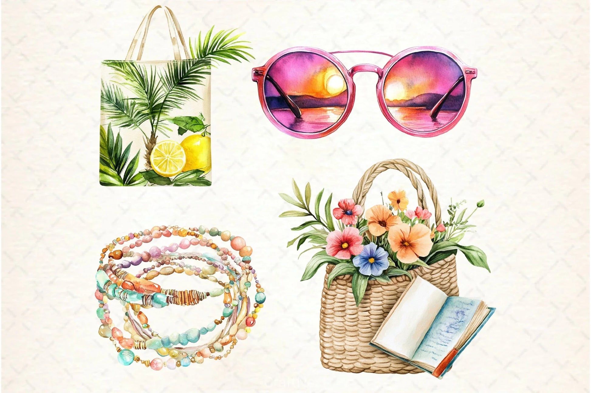 Summer Fashion Clipart Bundle - CraftNest - Digital Crafting and Art