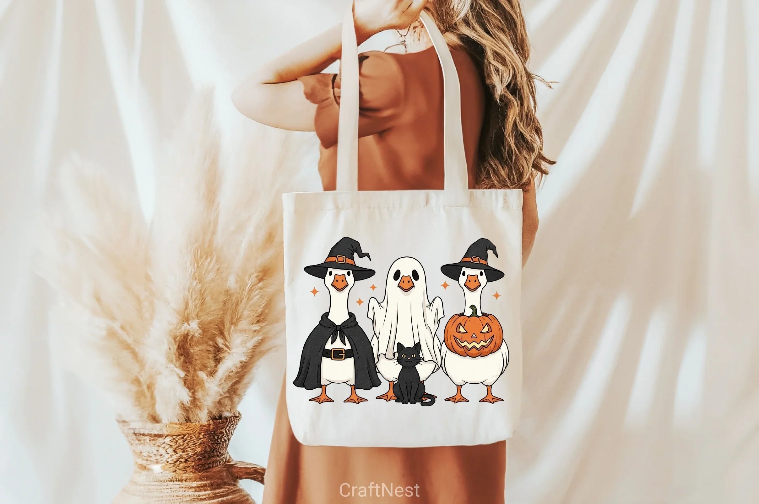 Halloween Goose & Boo Ghost Clipart Bundle - CraftNest - Digital Crafting and Art