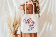 Purple Flowers Clipart Bundle - CraftNest - Digital Crafting and Art