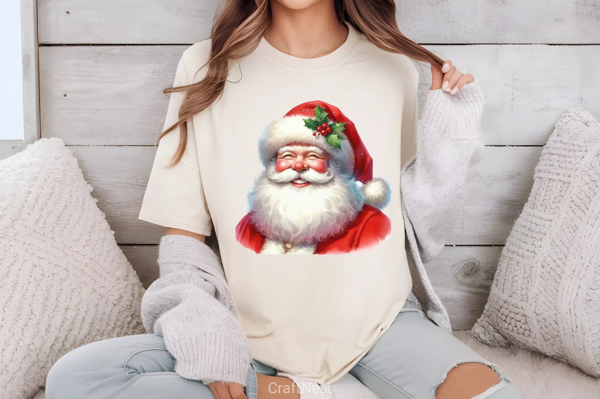 Santa Claus Clipart Bundle 7 - CraftNest - Digital Crafting and Art