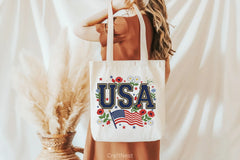 Floral Embroidery USA Retro Clipart Bundle - CraftNest - Digital Crafting and Art