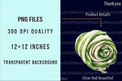 Cozy Green Christmas Winter Clipart Bundle - CraftNest - Digital Crafting and Art