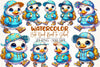 Cute Duck School Clipart Bundle