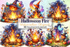 Halloween Fire Clipart Bundle