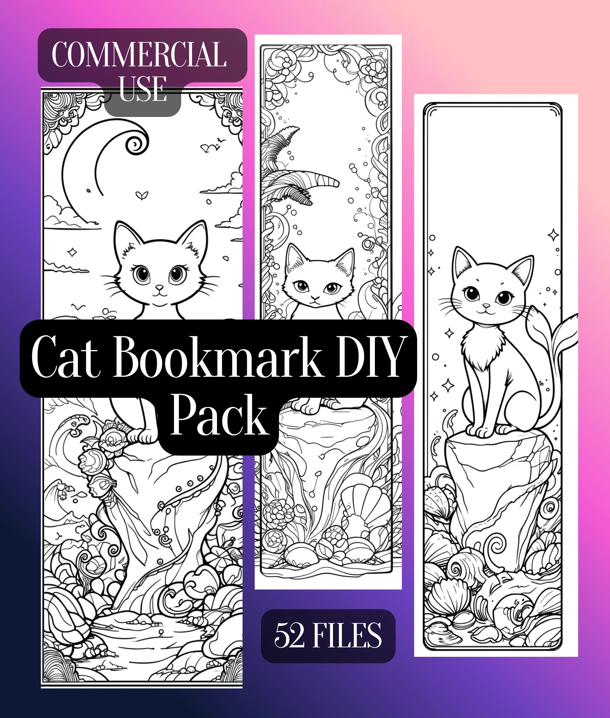 Cat Bookmark DIY Junk Journal Tutorial - CraftNest - Digital Crafting and Art