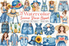 Summer Denim Clipart Bundle