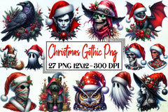 Christmas Gothic Clipart Bundle - CraftNest - Digital Crafting and Art