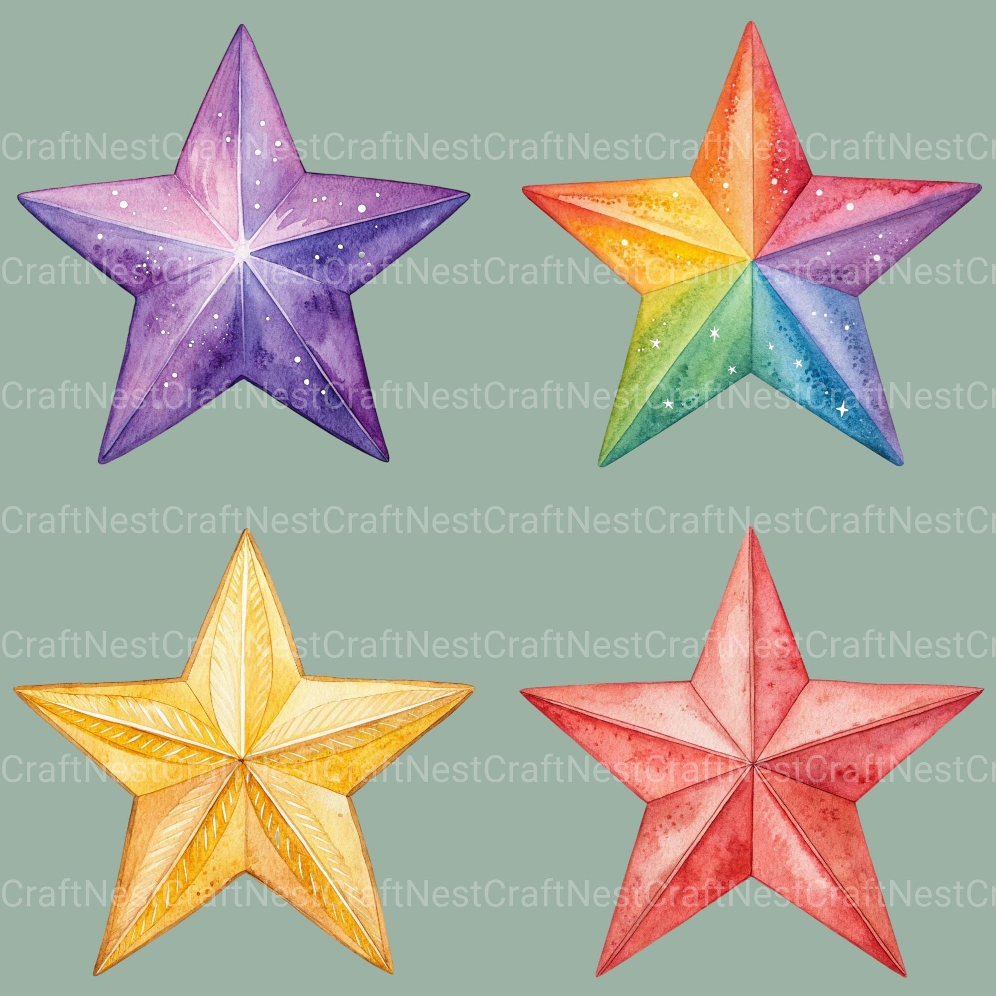 Stars Clipart Bundle