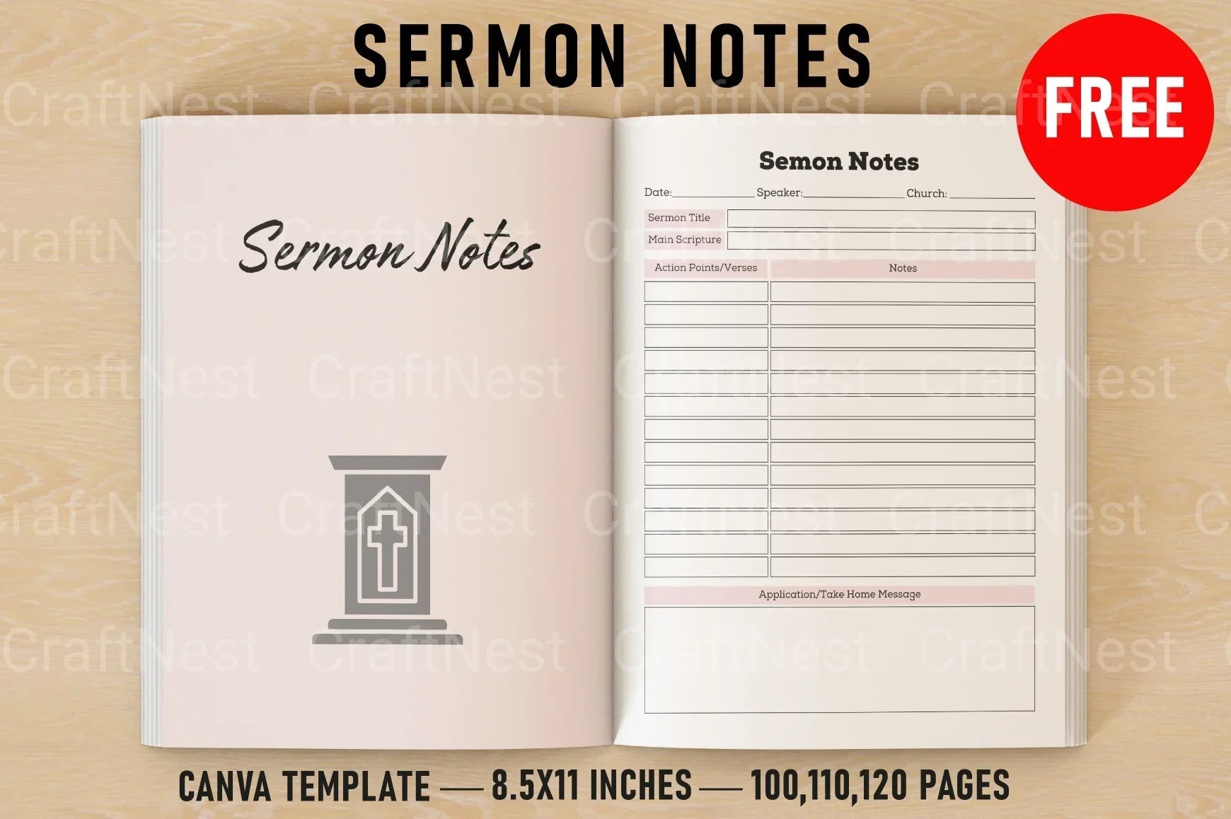 Sermon Notes: Key Insights and Reflections - CraftNest - Digital Crafting and Art