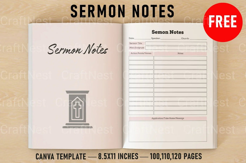Sermon Notes: Key Insights and Reflections - CraftNest - Digital Crafting and Art