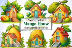 Mango House Clipart Bundle - CraftNest - Digital Crafting and Art