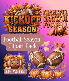 Football Season Clipart Bundle - CraftNest - Digital Crafting and Art