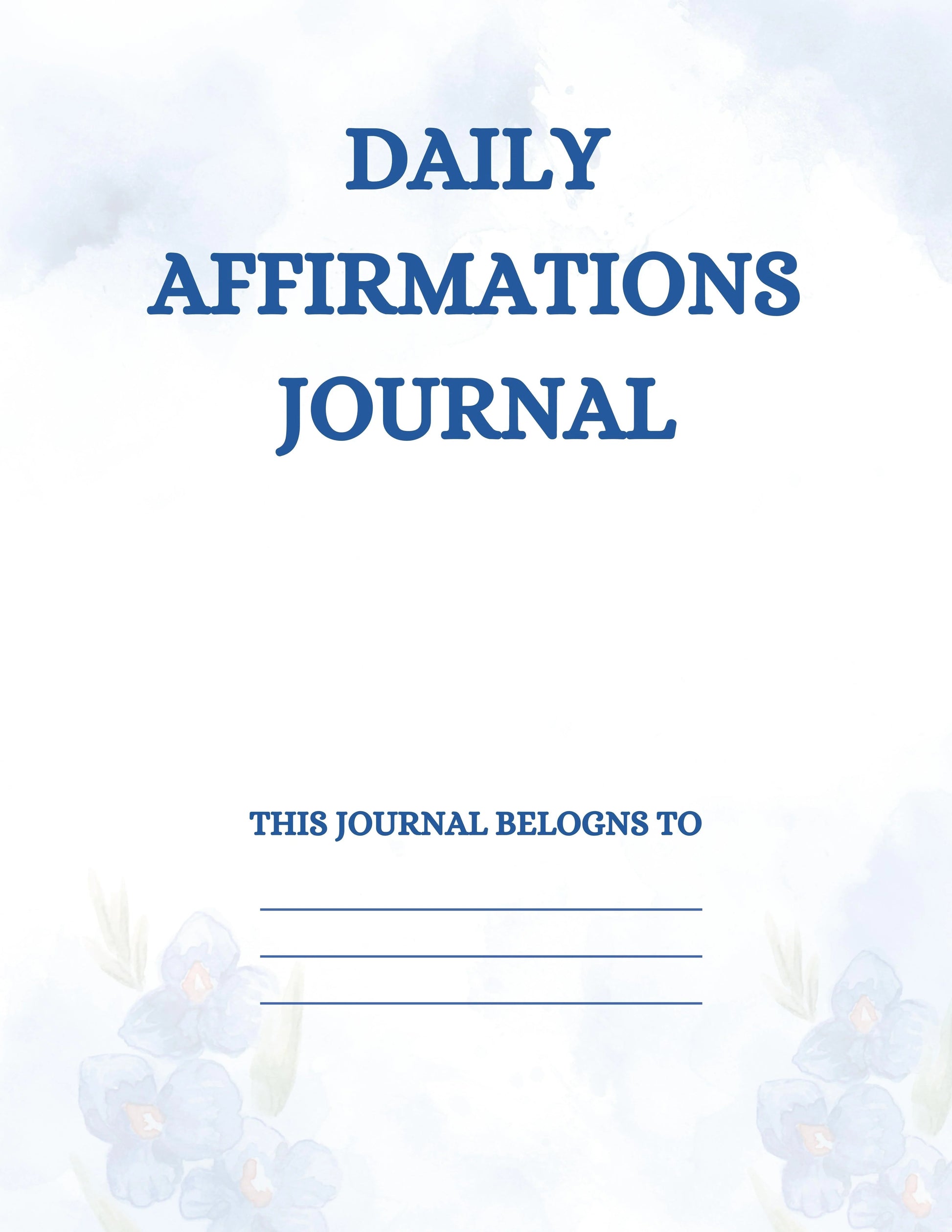 Daily Affirmations Journal KDP Planner - CraftNest - Digital Crafting and Art