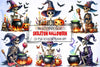 Skeleton Halloween Clipart Bundle