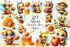 Sweet Honey Bee Clipart Bundle