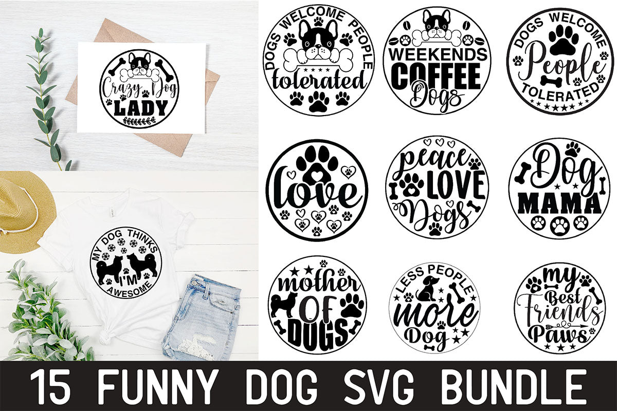 Dog SVG Bundle 15