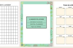 Garden Planner KDP Planner - CraftNest - Digital Crafting and Art