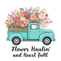 Pastel Farm Truck Flowers Clipart Bundle - CraftNest - Digital Crafting and Art