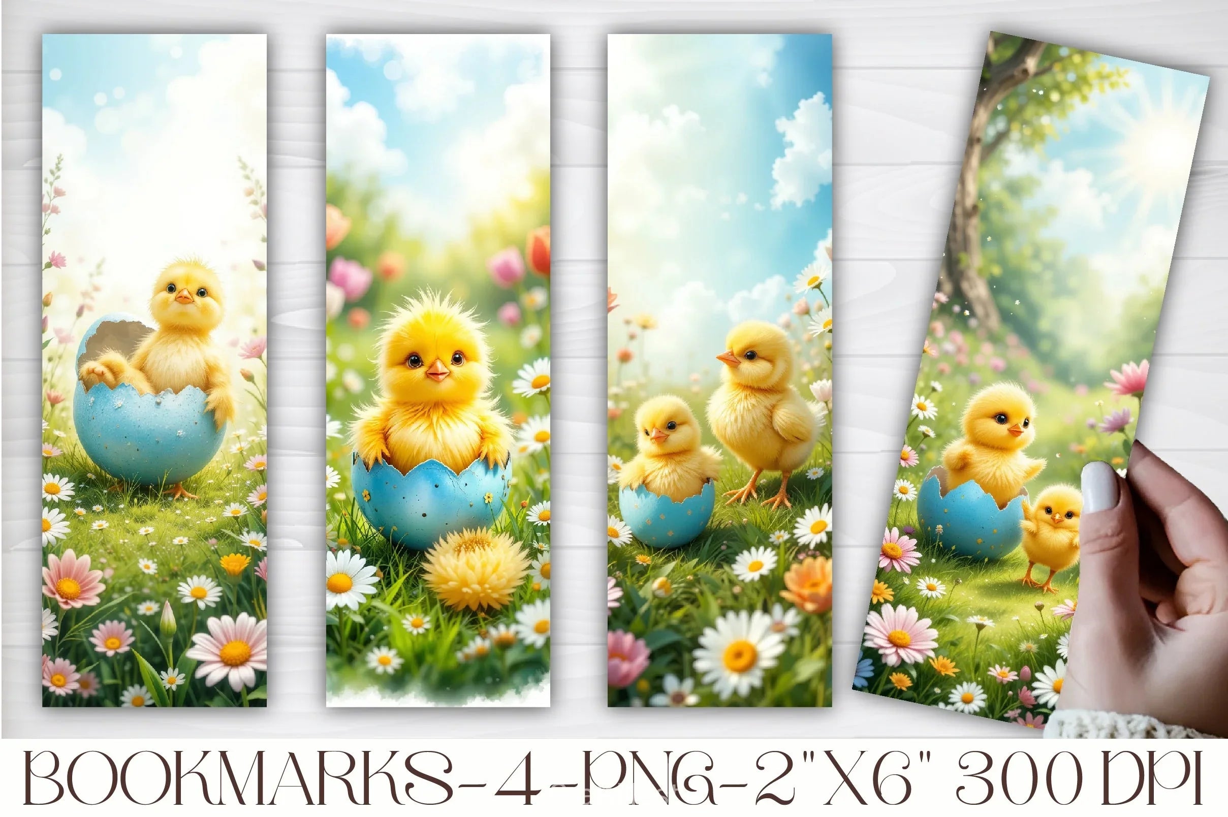 Easter Chick Bookmark Journal - CraftNest - Digital Crafting and Art