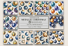 Metallic Christmas Background Papers