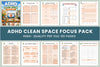 ADHD Clean Space Focus Planner