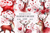 Valentines Deer Clipart Bundle