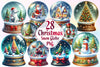 Christmas Snow Globe Clipart Bundle 2