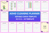 ADHD Cleaning Planner for Effective Organization