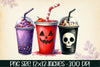 Halloween Coffee Cup Clipart Bundle