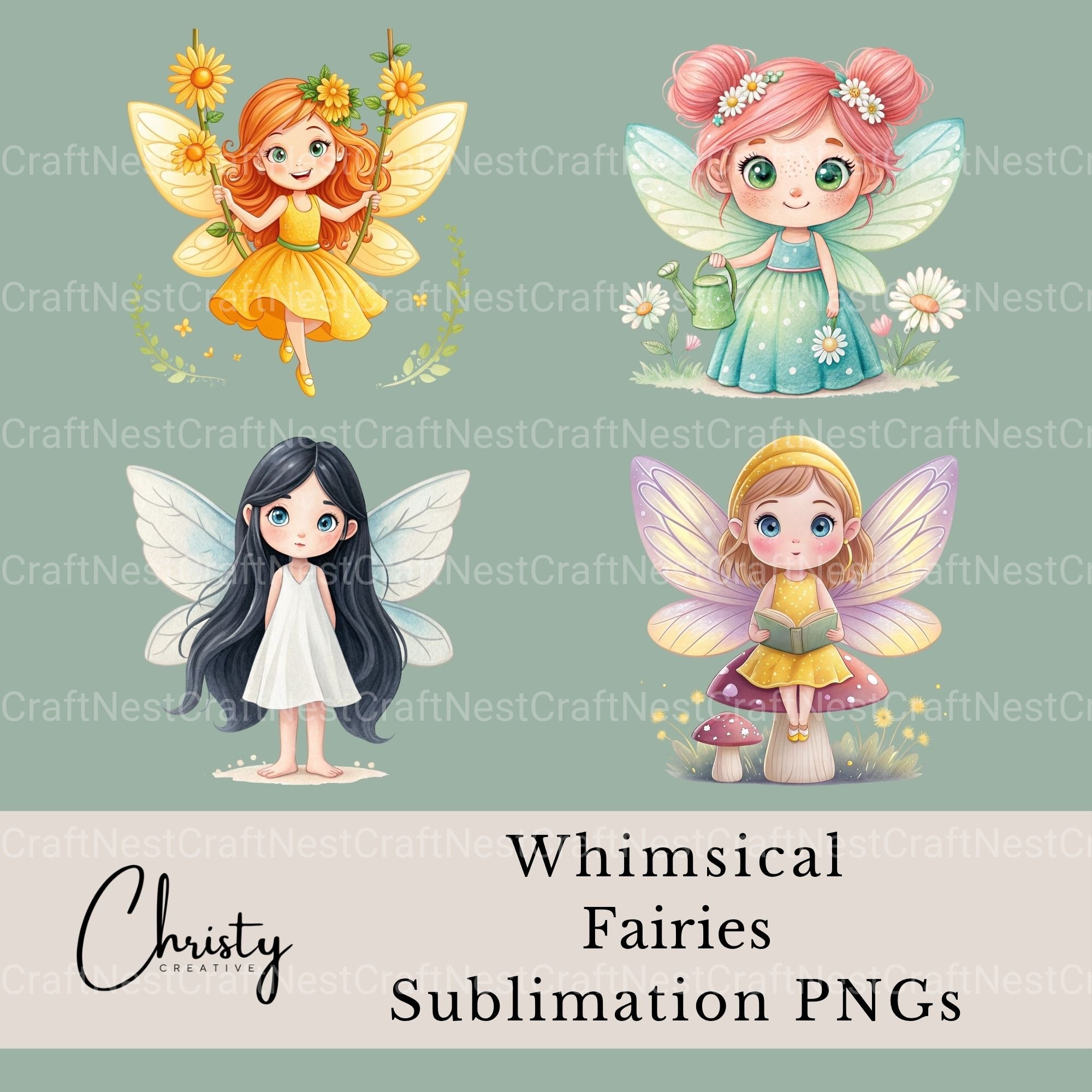 Fairies Clipart Bundle