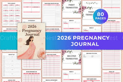 Pregnancy KDP Journal: Track Your Journey - CraftNest - Digital Crafting and Art