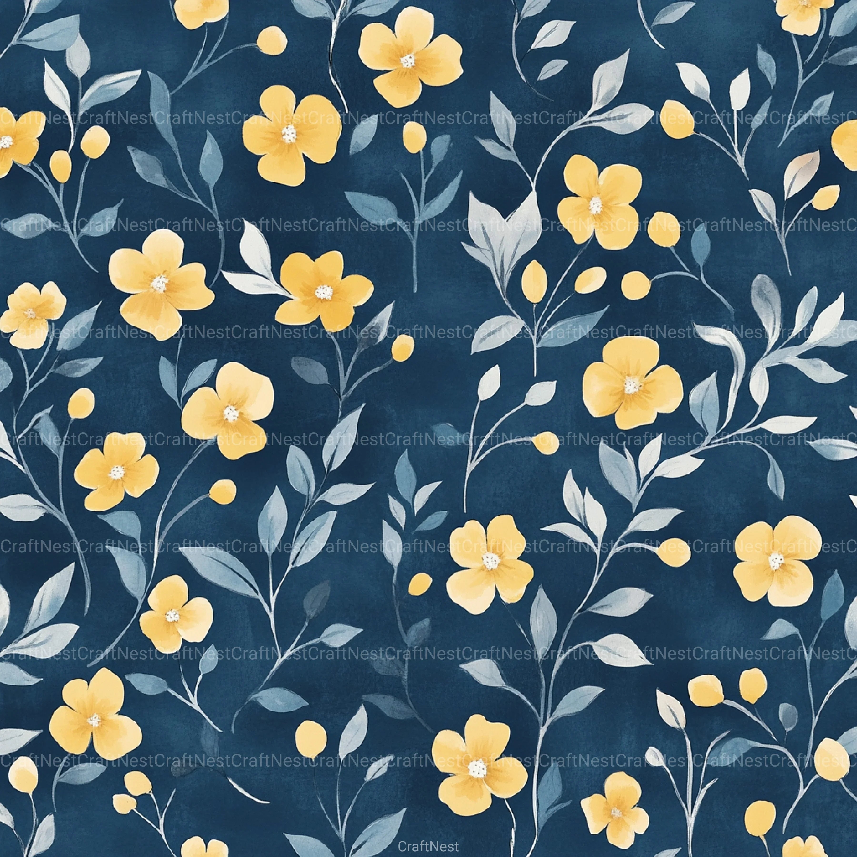 Floral Pattern Background Clipart Bundle 3 - CraftNest - Digital Crafting and Art