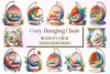 Cozy Hanging Chair Clipart Bundle