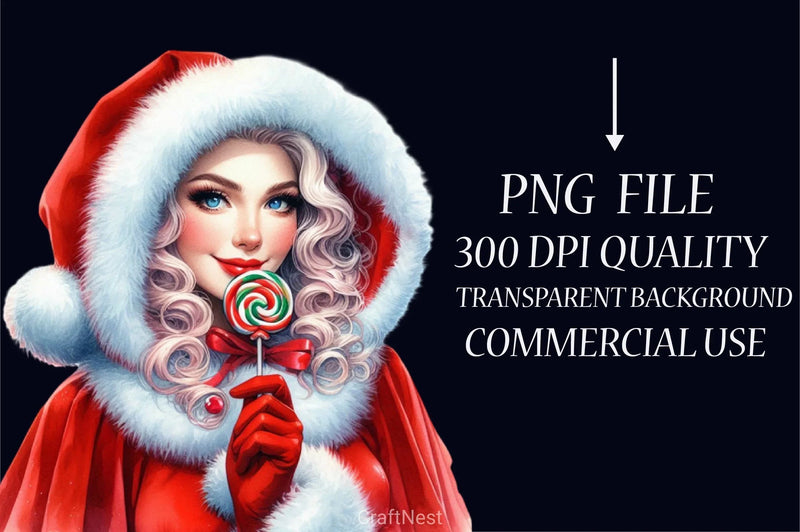 Red Christmas Clipart Bundle - CraftNest - Digital Crafting and Art