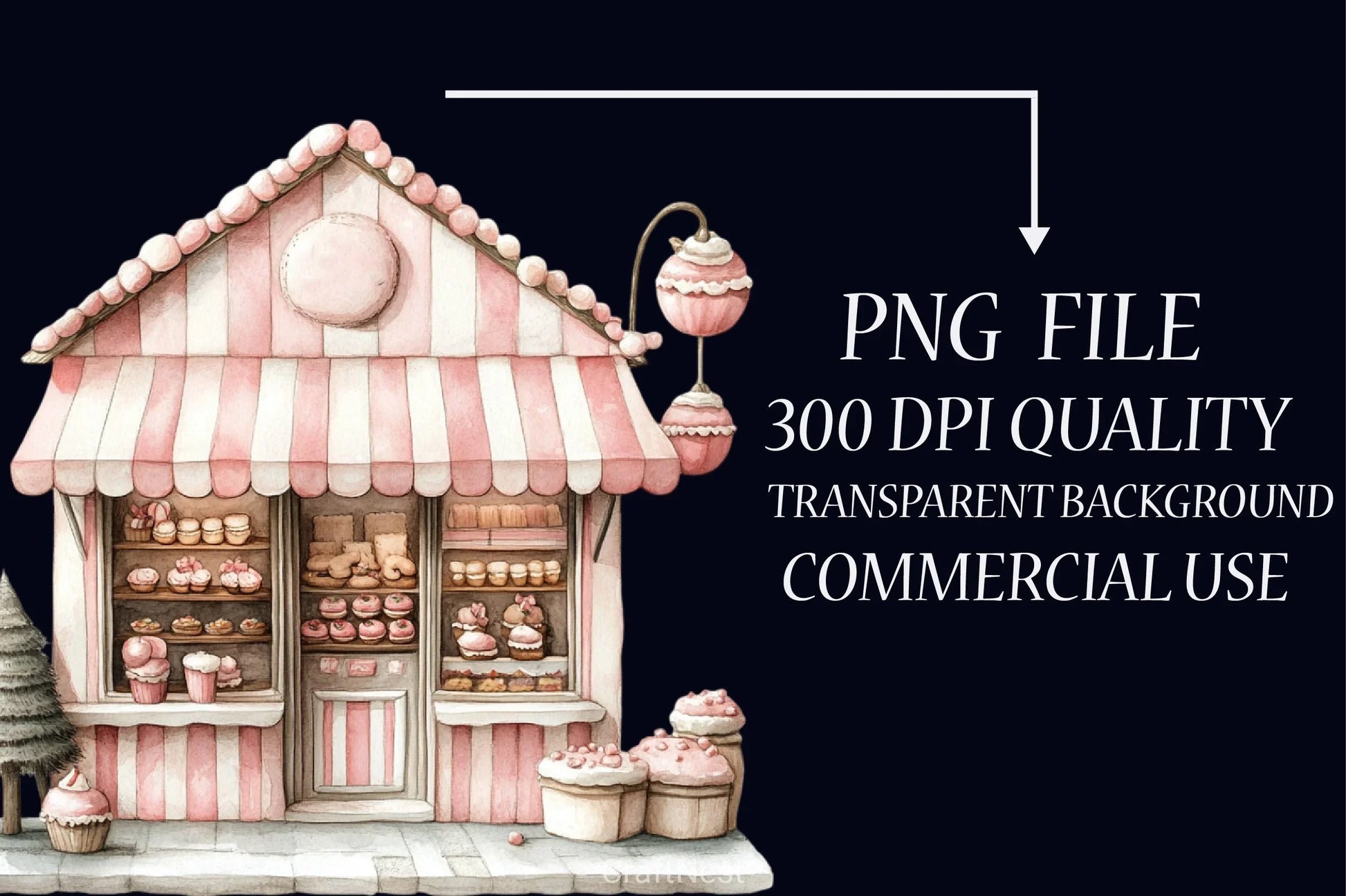 Retro 50s Christmas Clipart Bundle - CraftNest - Digital Crafting and Art