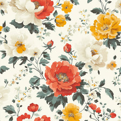 Shabby Chic Flowers Seamless Patterns Digital Paper - CraftNest - Digital Crafting and Art