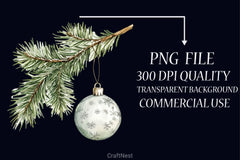 Cozy Rustic Christmas Clipart Bundle - CraftNest - Digital Crafting and Art