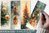 Gold Christmas Bookmarks Vintage Noel Junk Journal
