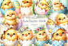 Cute Easter Chick Clipart Bundle