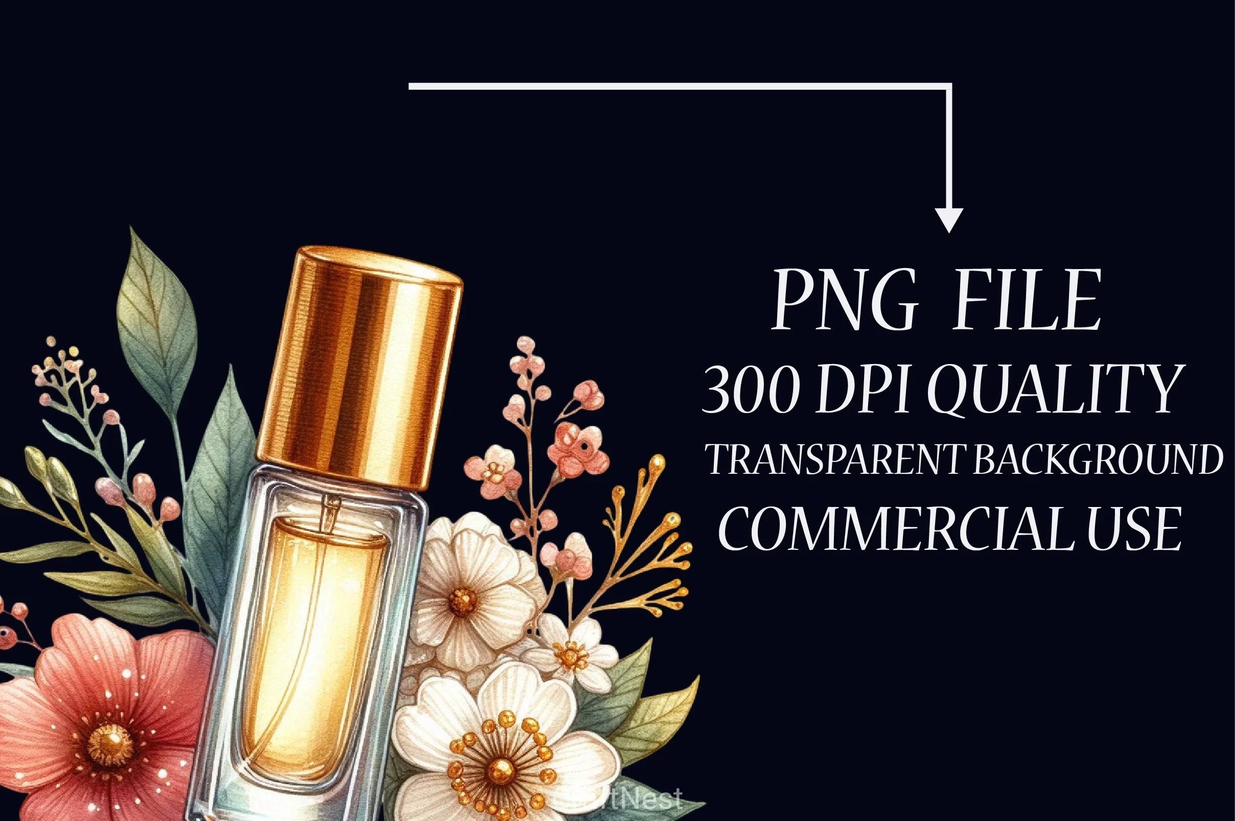 Perfume Clipart Bundle 2 - CraftNest - Digital Crafting and Art