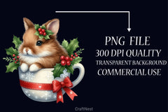 Christmas Mugs Clipart Bundle - CraftNest - Digital Crafting and Art